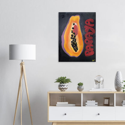Papaya - Originalmålning i akryl