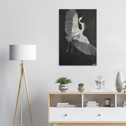 Crane - Originalmålning i akryl